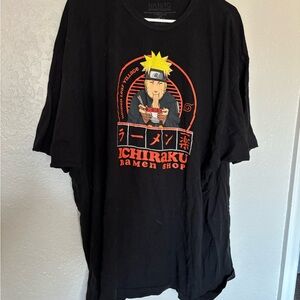 Naruto Black Graphic Tee - Short Sleeve